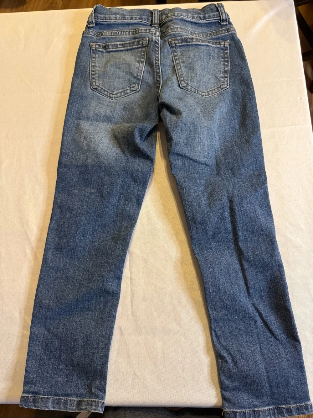 Bundle of 3 Slim Jeans, Blue Pinstripe Button-Down Shirt, Old Navy Plaid Shirt